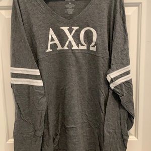 Alpha chi omega sorority jersey tee
